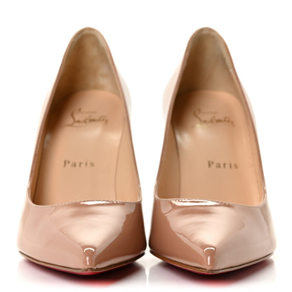 Christian Louboutin Patent Pigalle Follies 85 Pumps 36.5 Nude 2 of 8