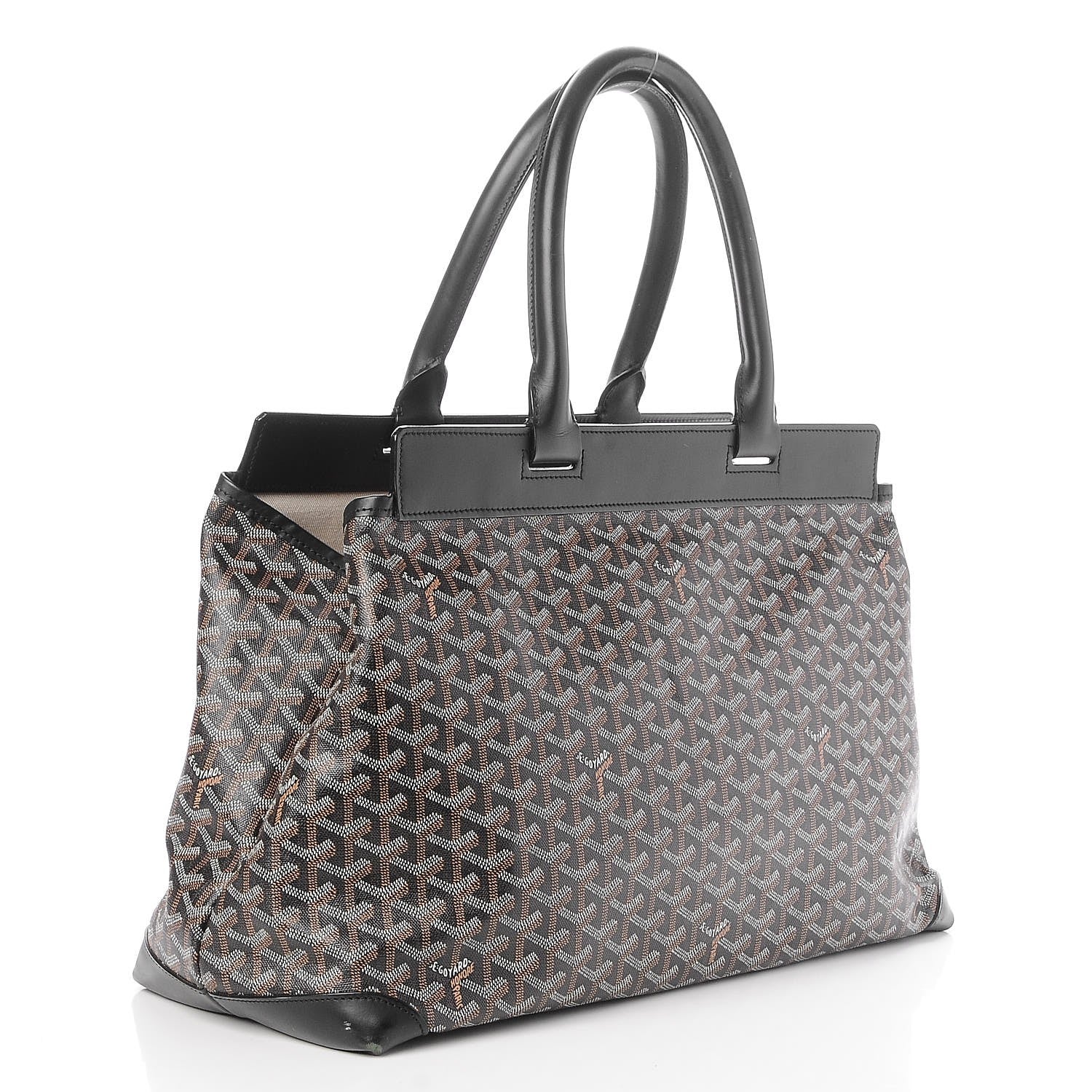 Goyard Goyardine Bellechasse GM Tote Black 3 of 6