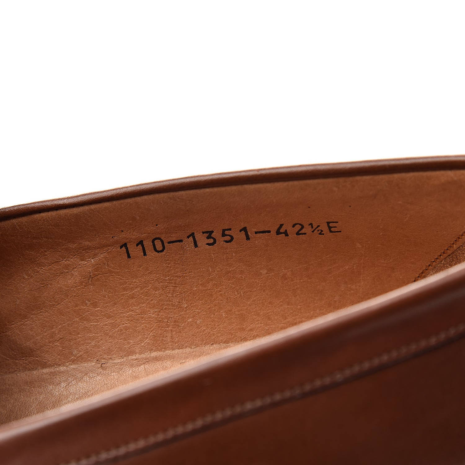 Gucci Calfskin Mens Horsebit Loafers 42.5 Brown 8 of 10