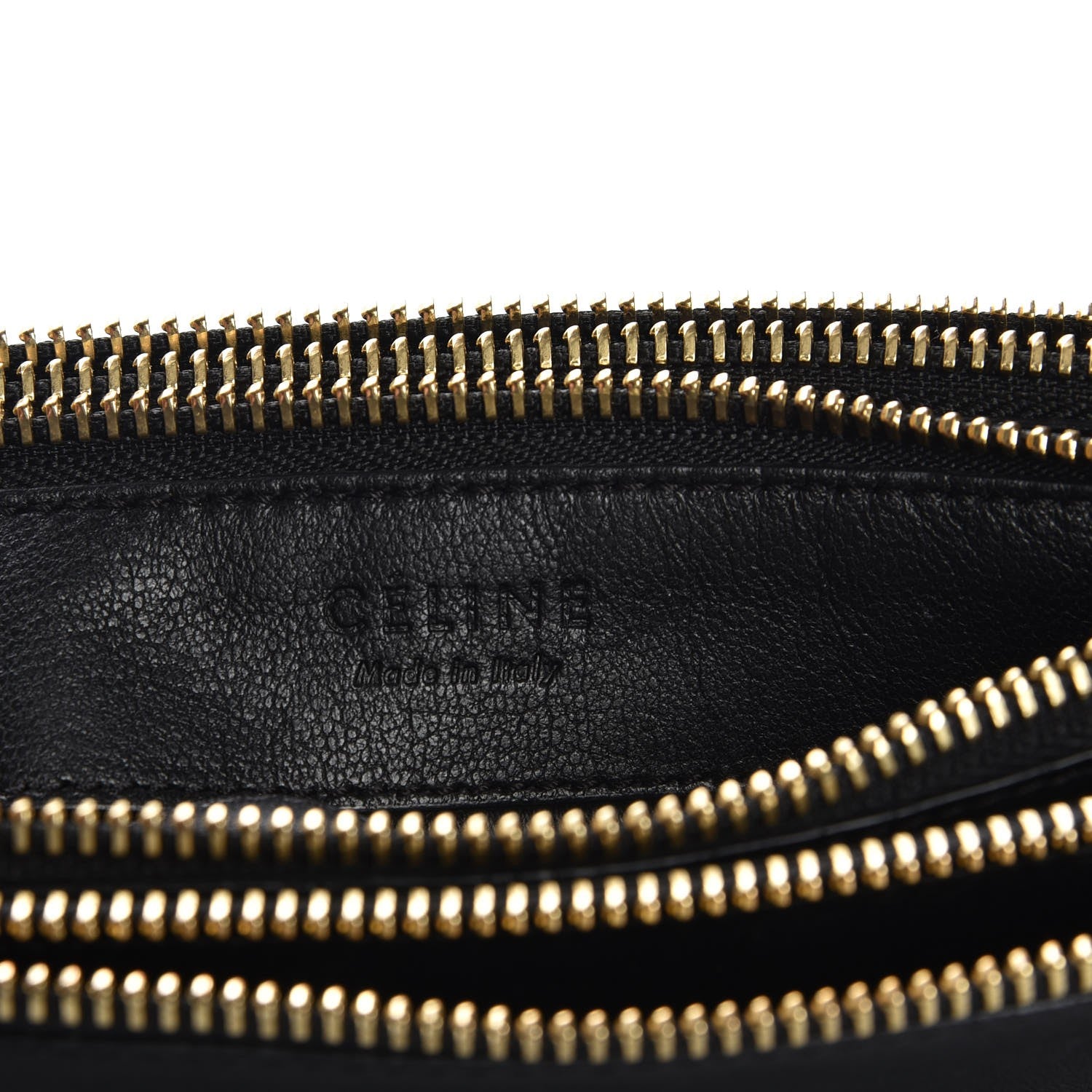 Celine Lambskin Small Trio Crossbody Bag Black 8 of 9