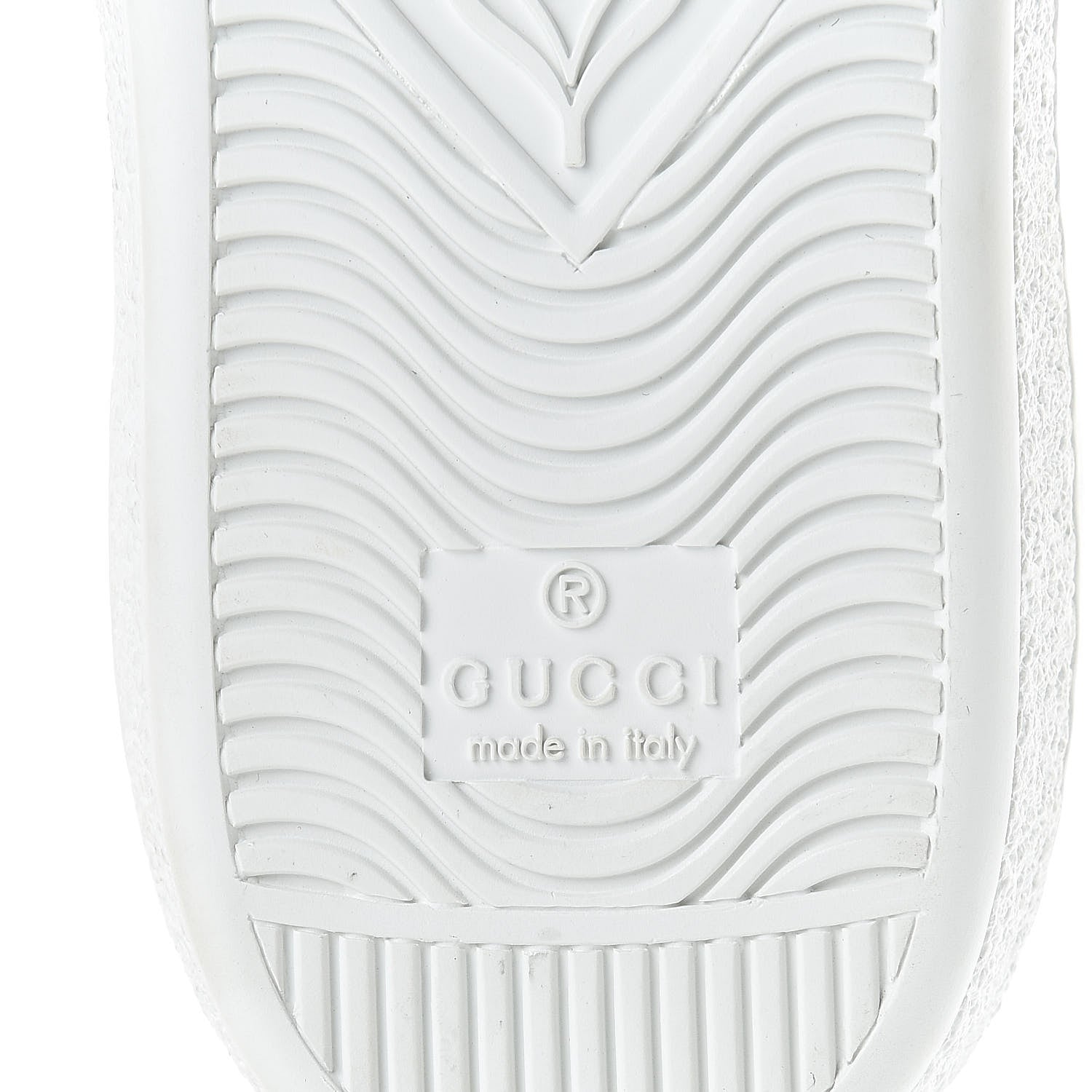 Gucci Calfskin Ayers Crystal Web Pineapple Embroidered Womens New Ace Sneakers 36 White 8 of 12