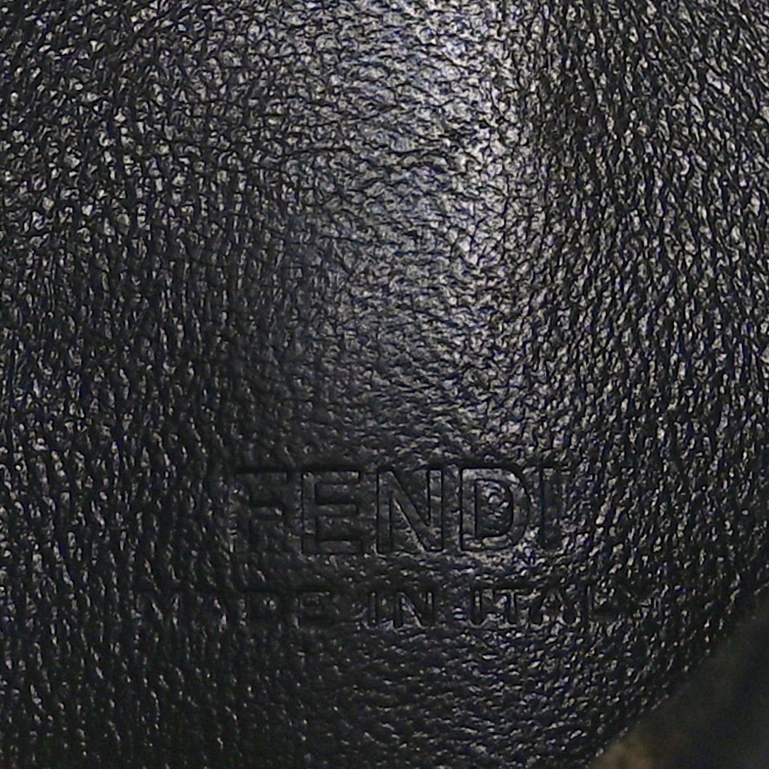 Fendi Fabric Jacquard FF 1974 Nano Baguette Charm Tobacco Moro Black 5 of 7