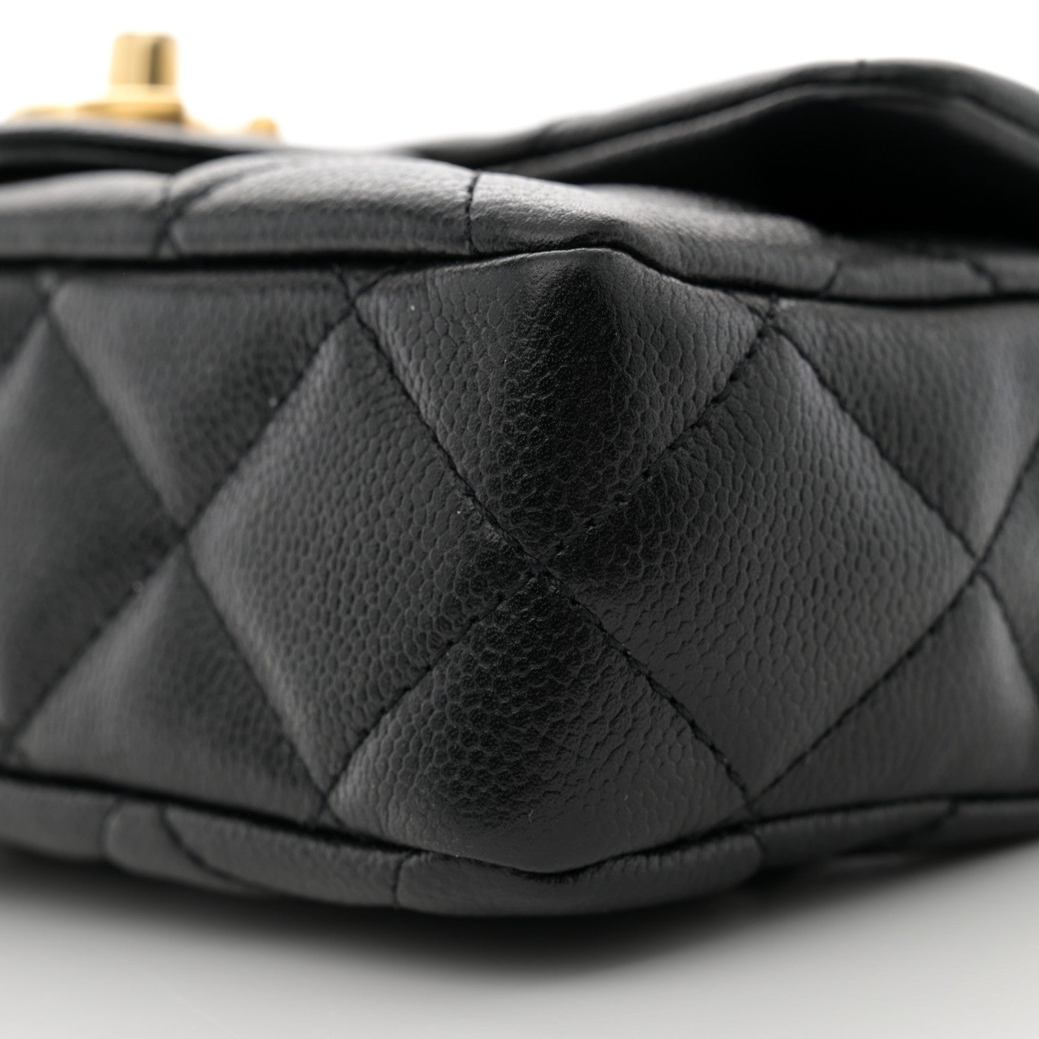 Chanel Caviar Quilted Mini Sweetheart Rectangular Flap Black 10 of 10