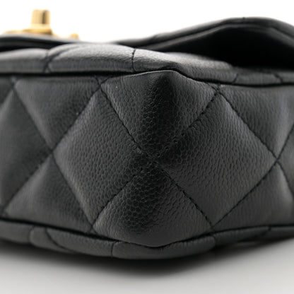 Chanel Caviar Quilted Mini Sweetheart Rectangular Flap Black 10 of 10