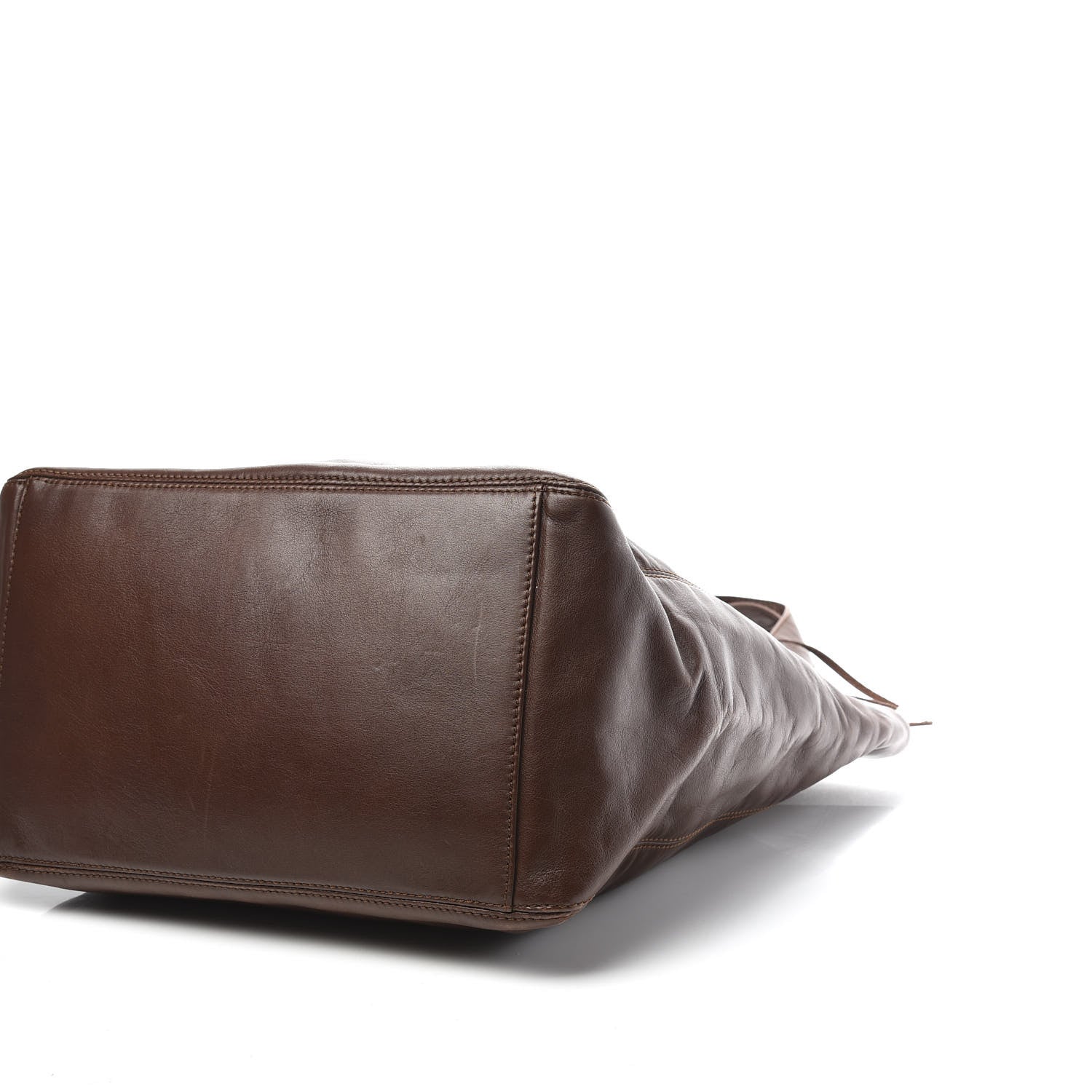 Chanel Lambskin CC Tassel Shoulder Bag Brown 6 of 9