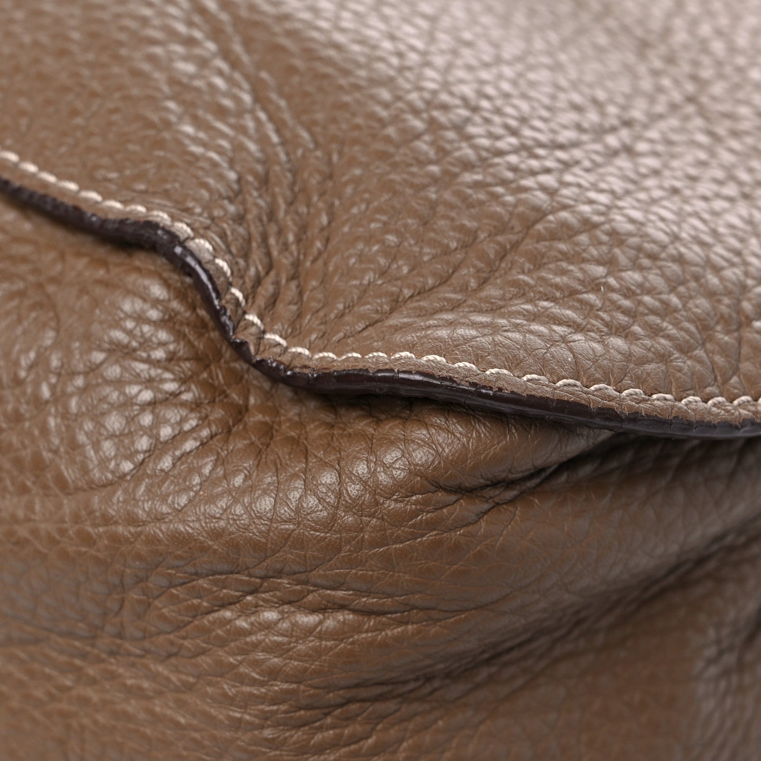 Chloe Calfskin Large Marcie Satchel Barbour Khaki 11 of 15