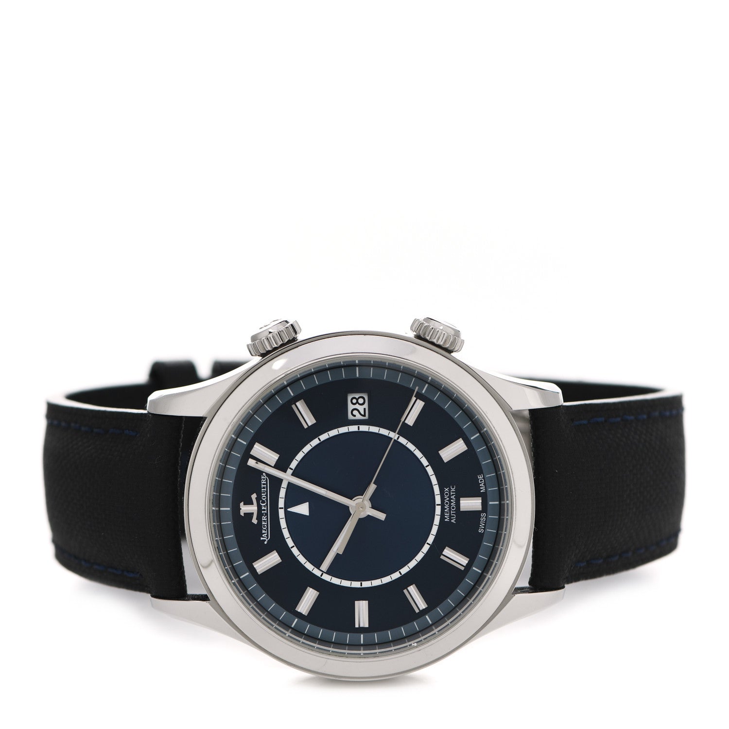 Jaeger-LeCoultre Stainless Steel 40mm Master Memovox Limited Edition Automatic Watch Blue Q141848J 2 of 5