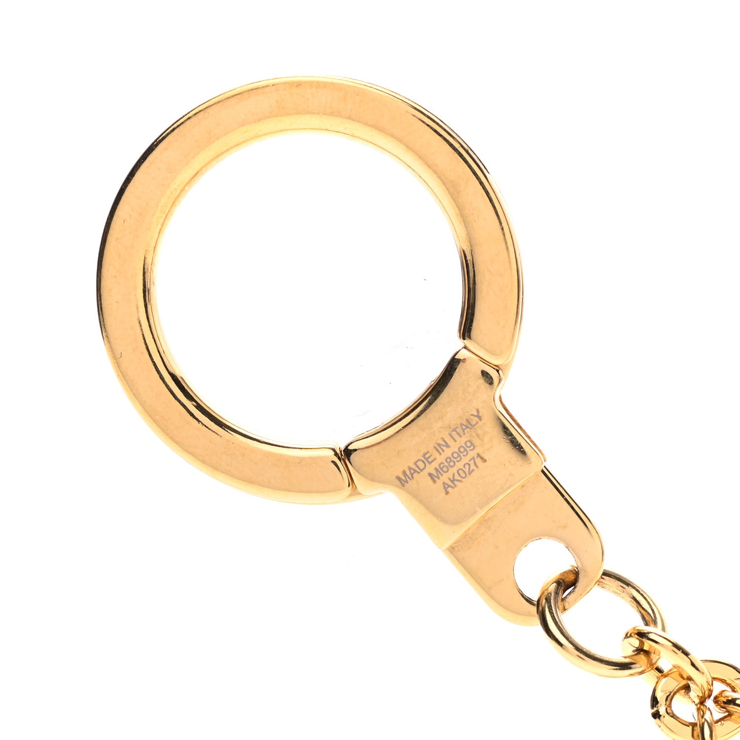 Louis Vuitton Monogram Spring Street Bag Charm Key Holder Gold 6 of 8
