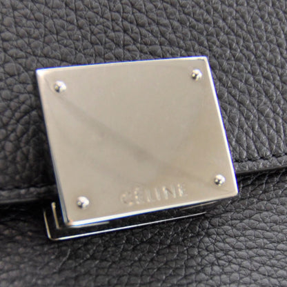 Celine Calfskin and Suede Large Trapeze Black 5 of 8