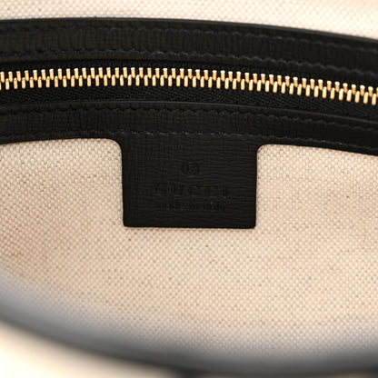 Gucci Azalea Calfskin GG Monogram Bi-Color Debossed Small Jackie 1961 Hobo Mystic White Black 6 of 11