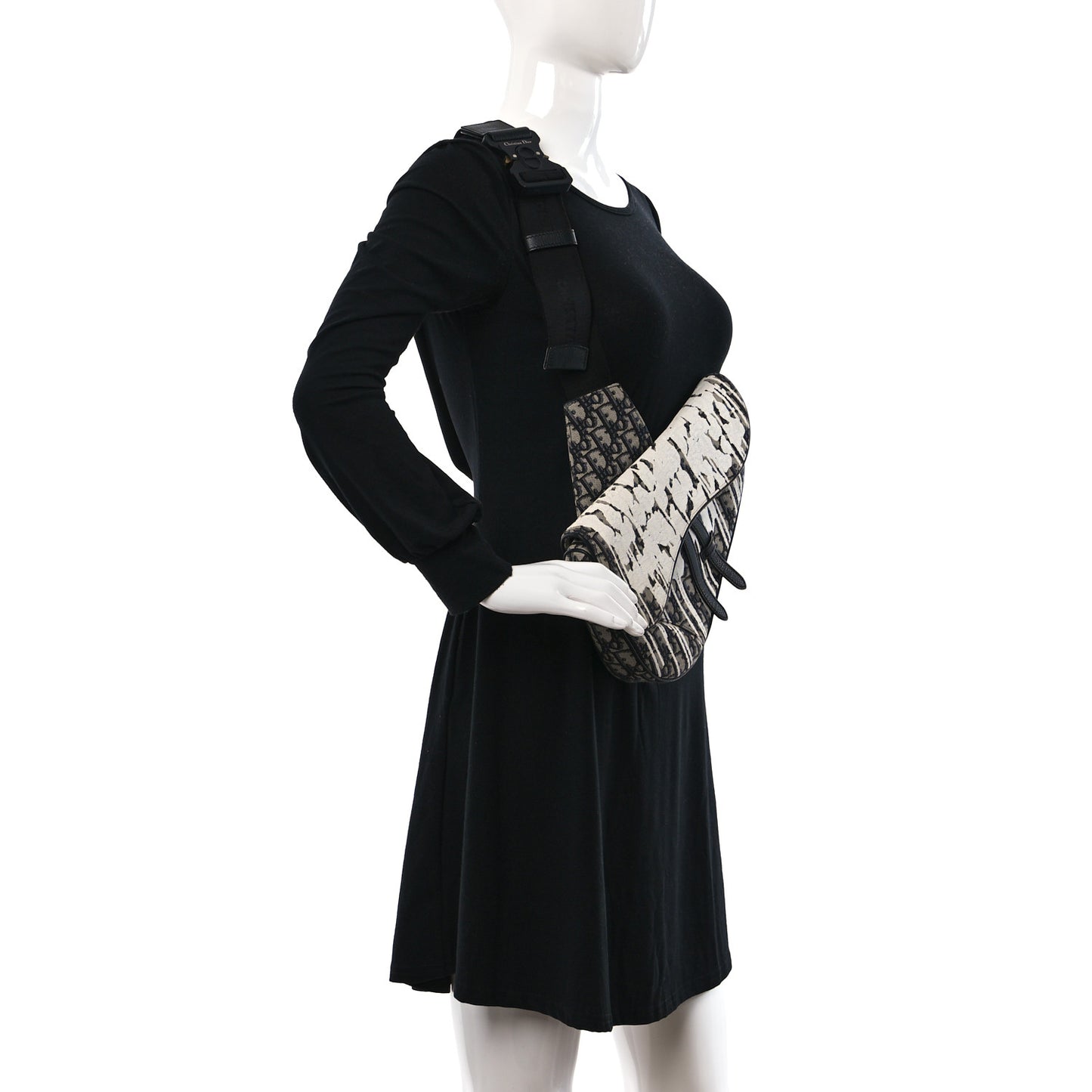 X Raymon Pettibon Oblique Mens Saddle Bag Blue White