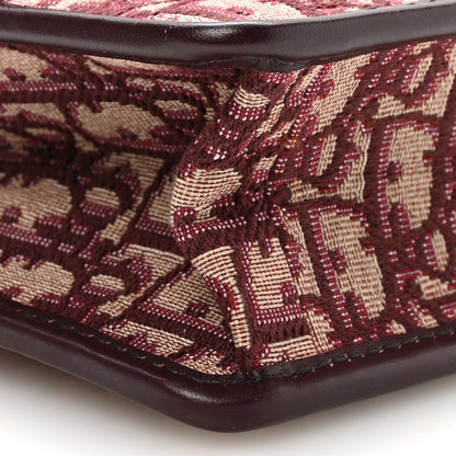 Christian Dior Oblique 30 Montaigne Flap Bag Burgundy 9 of 10