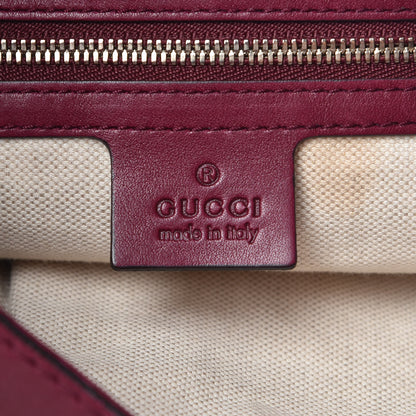 Gucci Calfskin Medium Jackie Shoulder Bag Burgundy 6 of 17