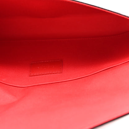 Louis Vuitton Vernis Felicie Pochette Chain Wallet Cherry 6 of 10