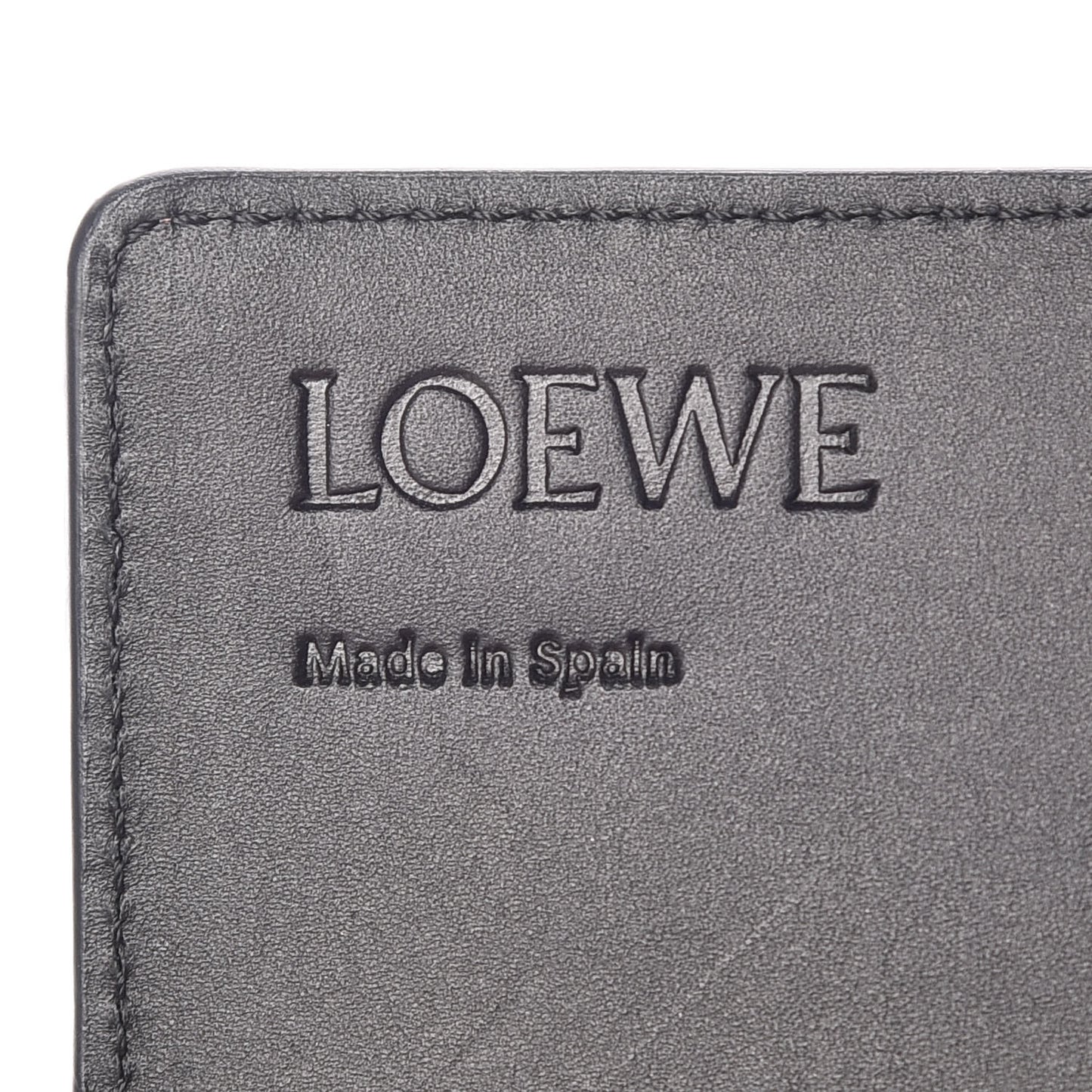 Engraved Calfskin Anagram Continental Wallet Pink Tulip Black