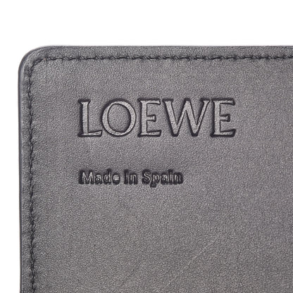 Loewe Engraved Calfskin Anagram Continental Wallet Pink Tulip Black 6 of 9