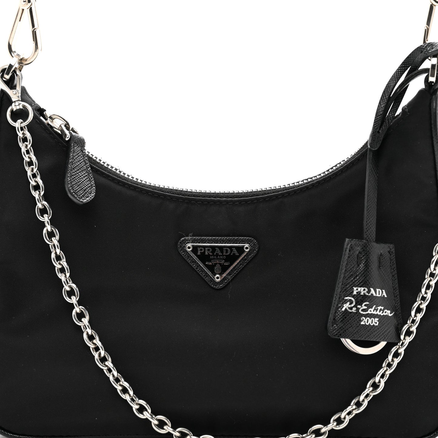 Nylon Re-Edition 2005 Shoulder Bag Black