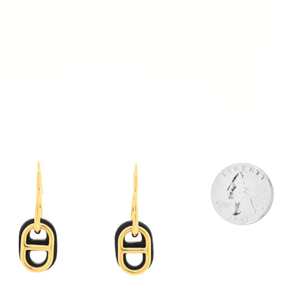 Hermes Swift O'Maillon Earrings Black 2 of 5