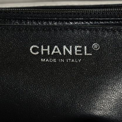 Chanel Patent Quilted Jumbo Classic Twist Flap Bag Black 7 of 8