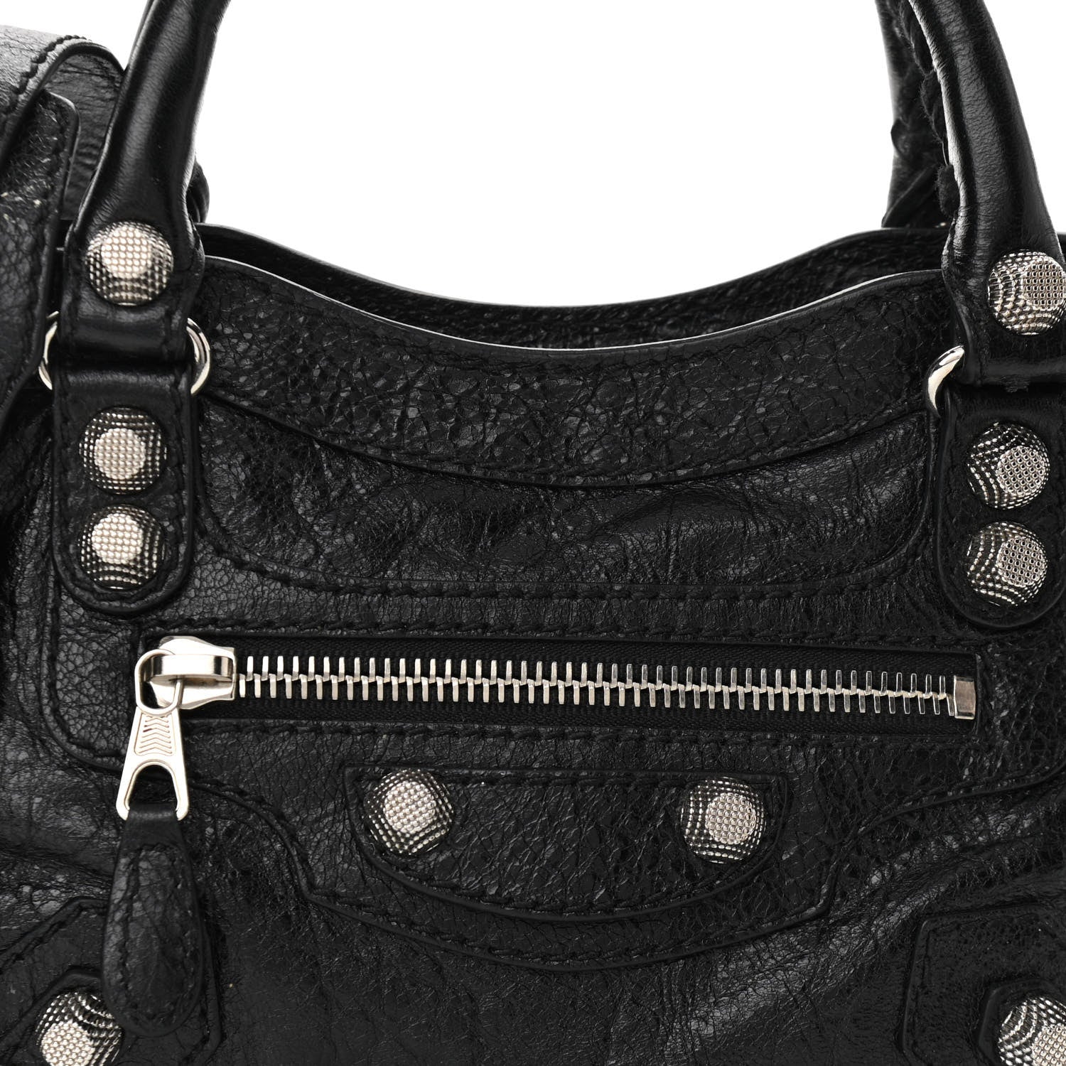Balenciaga Agneau Giant 12 Silver Hardware Mini City Black 7 of 10