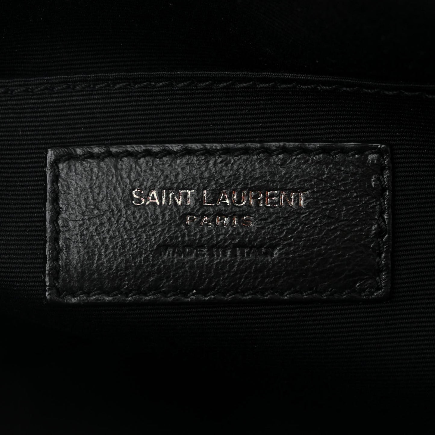 Calfskin Matelasse Monogram Monochrome Lou Camera Bag Black