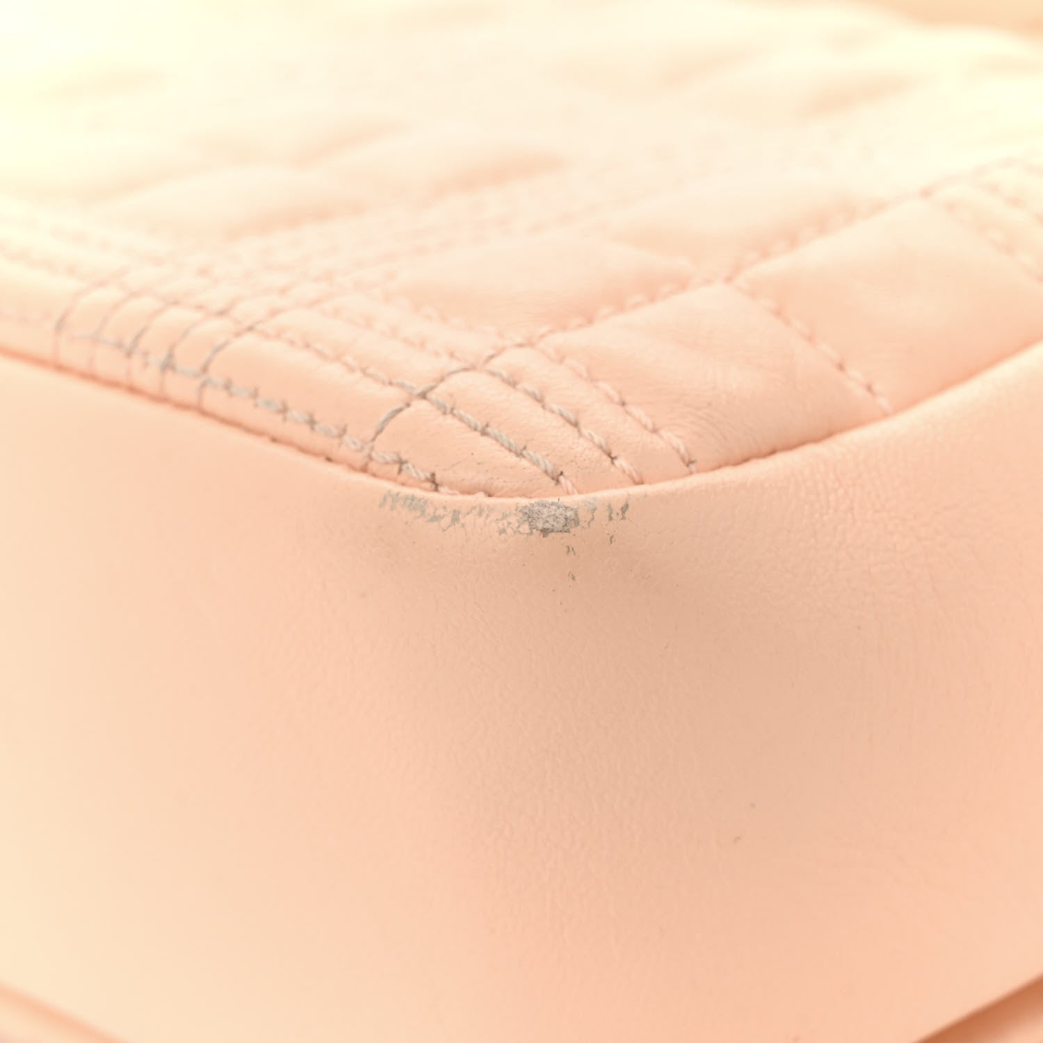 Burberry Lambskin Quilted Small Lola Bag Peach 12 of 21