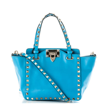 Valentino Garavani Vitello Mini Rockstud Tote Parrot 1 of 6