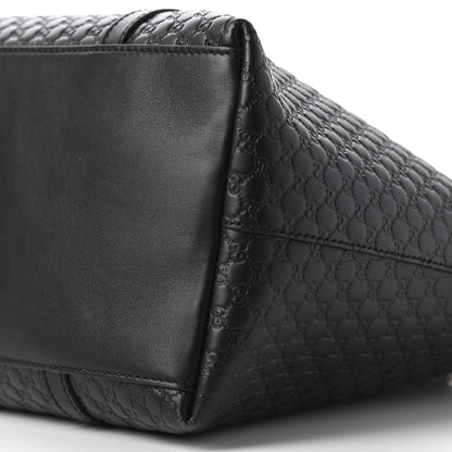Gucci Soft Microguccissima Dome Satchel Black 9 of 9