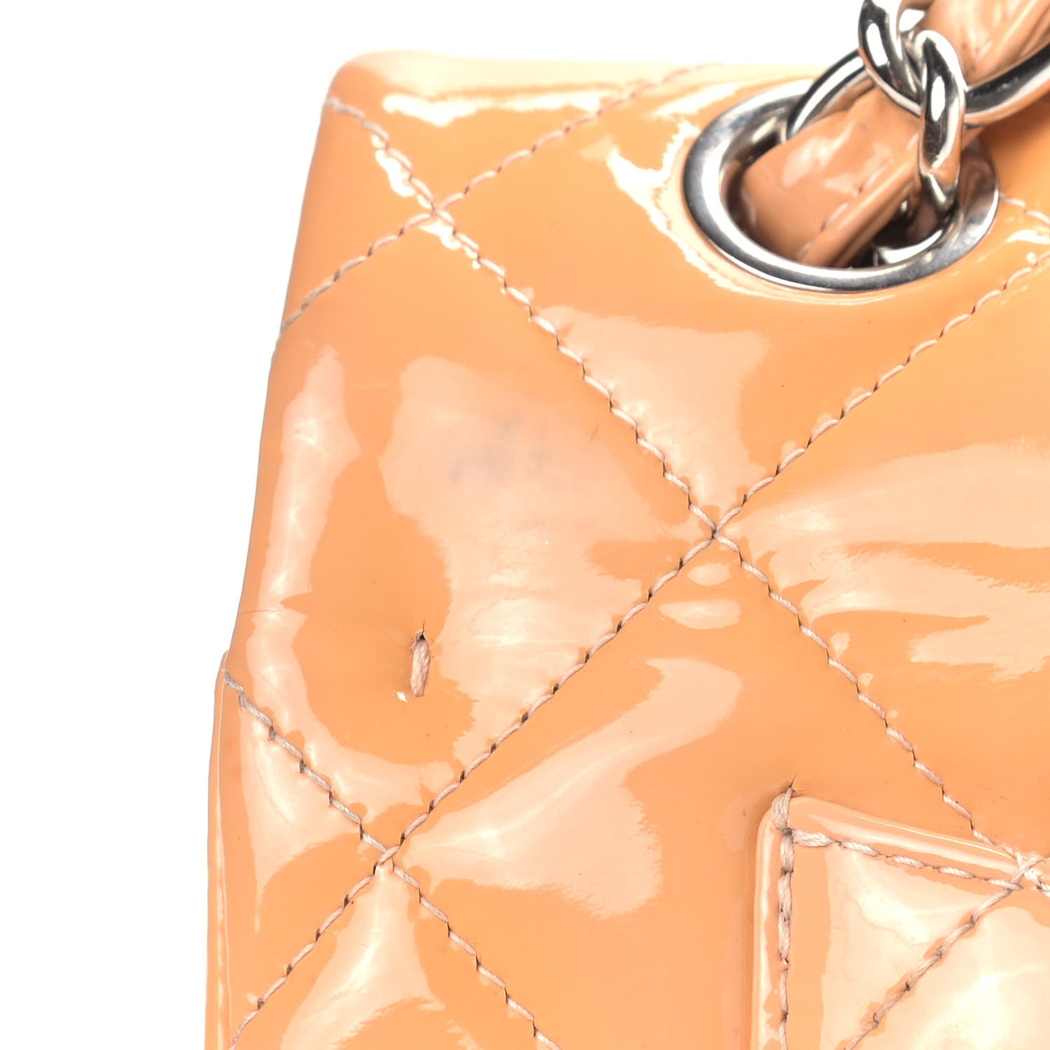 Chanel Patent Quilted Jumbo Double Flap Light Pink 15 of 17