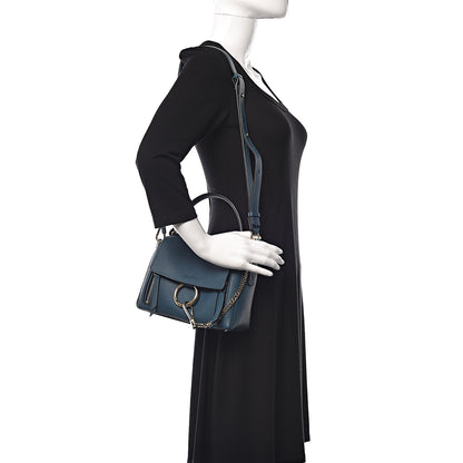 Chloe Calfskin Mini Faye Day Shoulder Bag Navy Ink 2 of 9