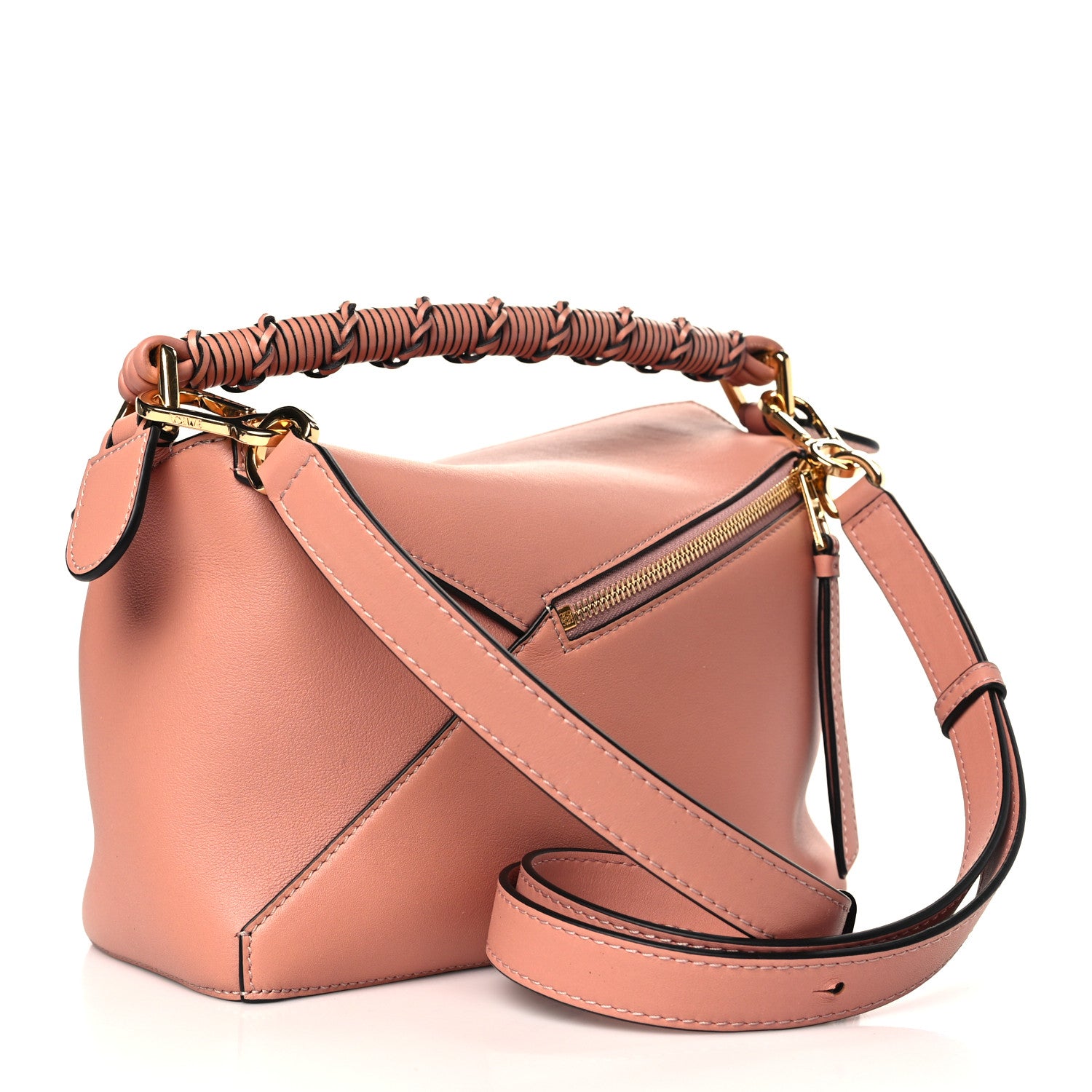 Loewe Calfskin Small Puzzle Edge Bag Dusty Pink 3 of 8
