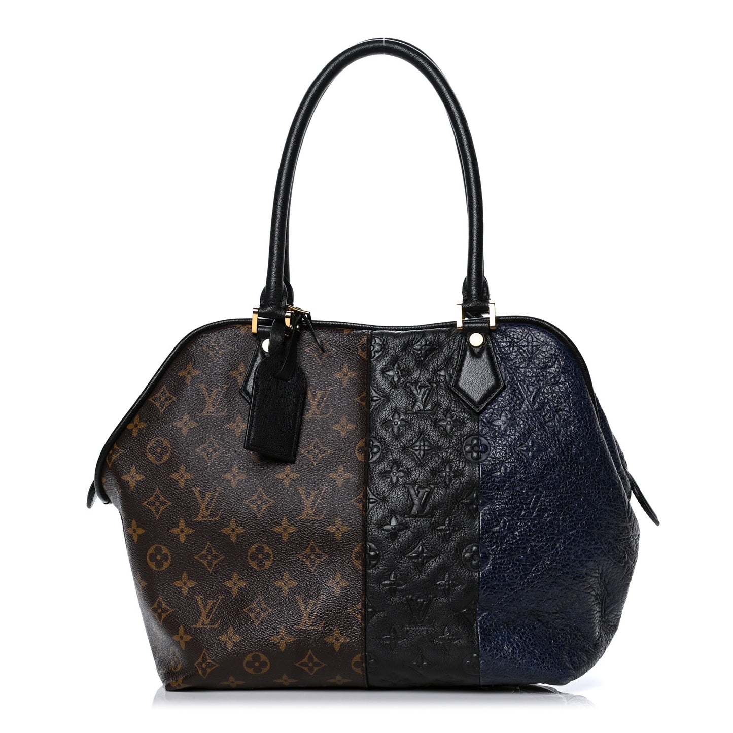 Monogram Stripes Medium Bag Marine