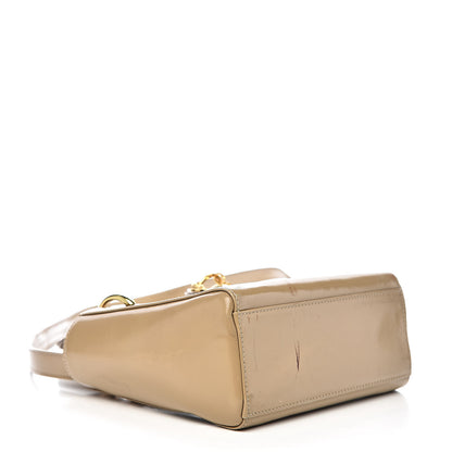 Christian Dior Patent Mini Lady Dior Beige 4 of 19