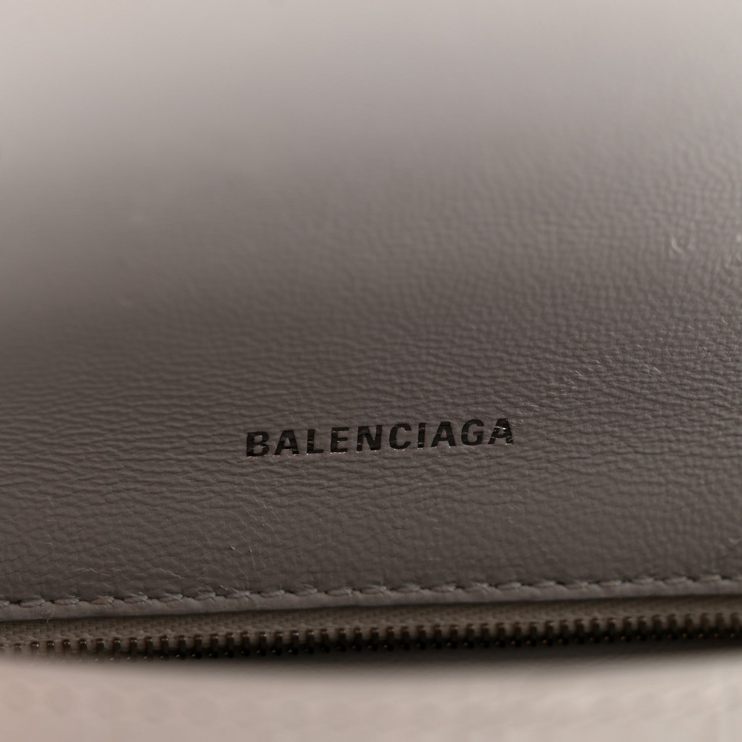 Balenciaga Calfskin Crocodile Embossed Small Hourglass Top Handle Bag White 6 of 15
