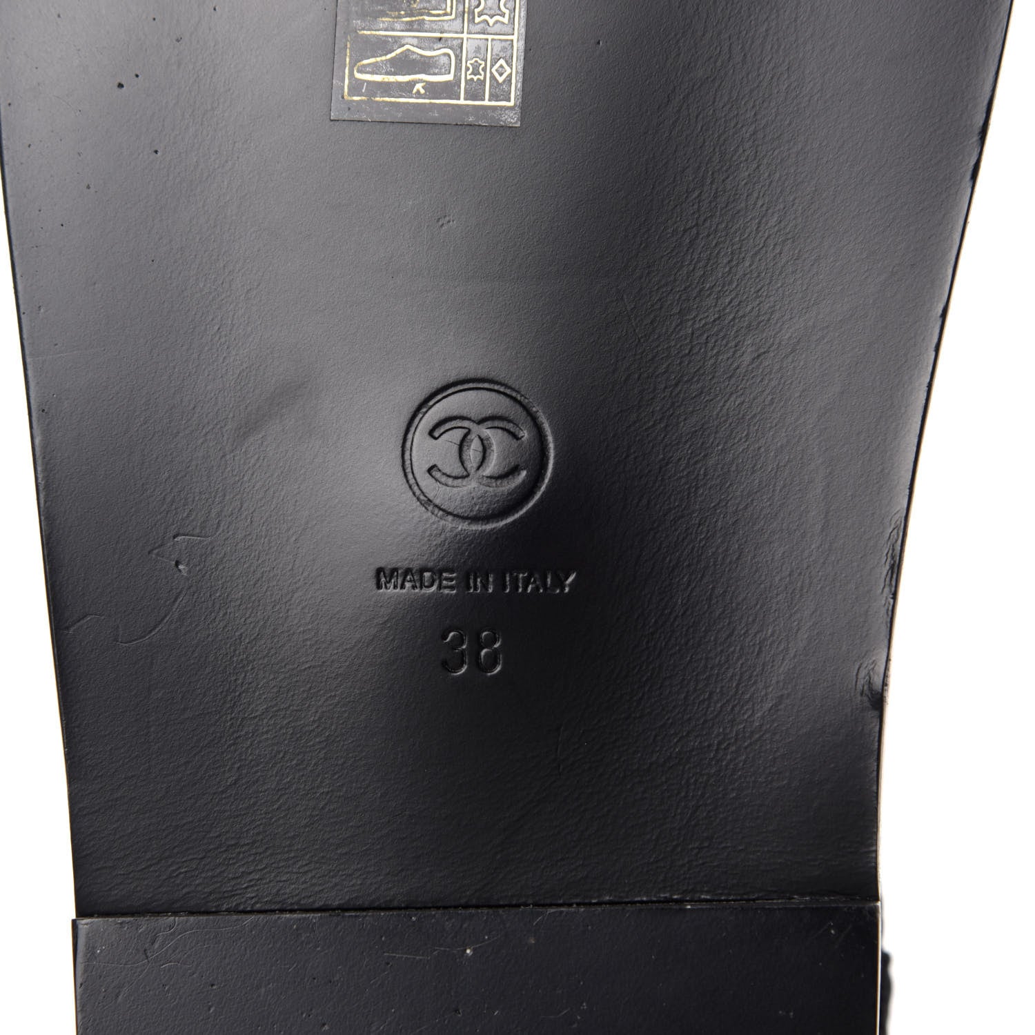 Chanel Fabric Velcro Dad Sandals 38 Black 9 of 11