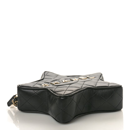 Chanel Lambskin Quilted Walk of Fame Star Bag Black 4 of 11