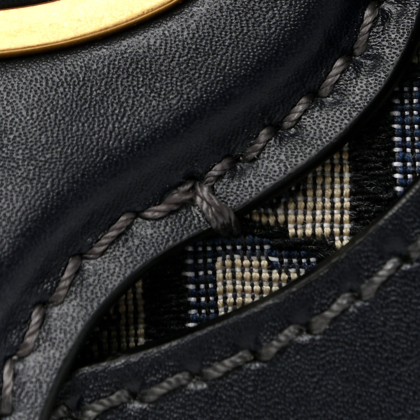 Oblique Fold Over Clutch Blue