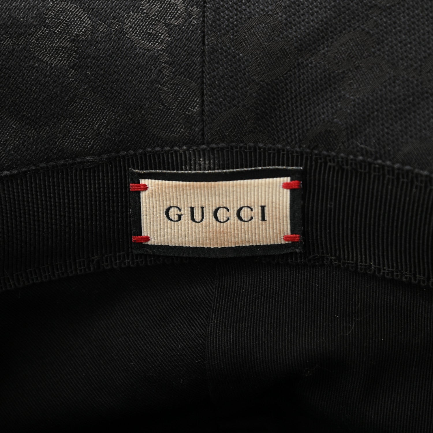 Gucci Monogram GG Canvas Fedora M Black 8 of 11