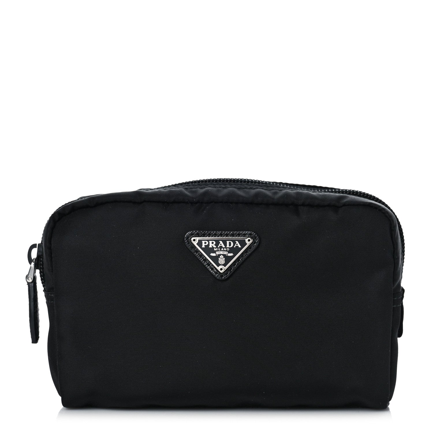 Prada Nylon Vela Cosmetic Pouch Black 1 of 8