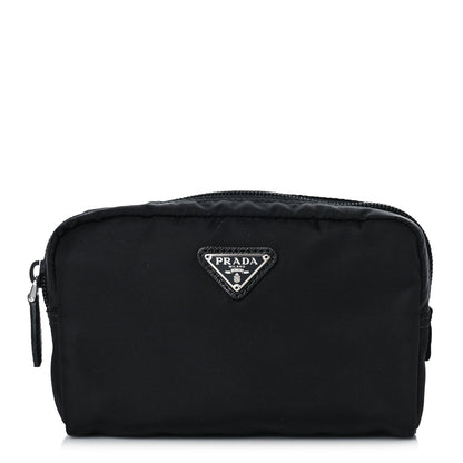 Prada Nylon Vela Cosmetic Pouch Black 1 of 8
