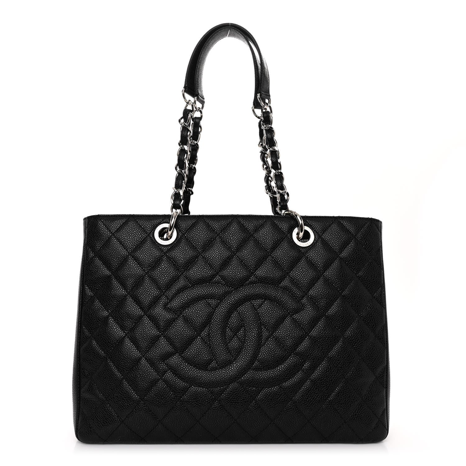 Chanel Caviar Quilted Grand Shopping Tote GST Black 1 of 9