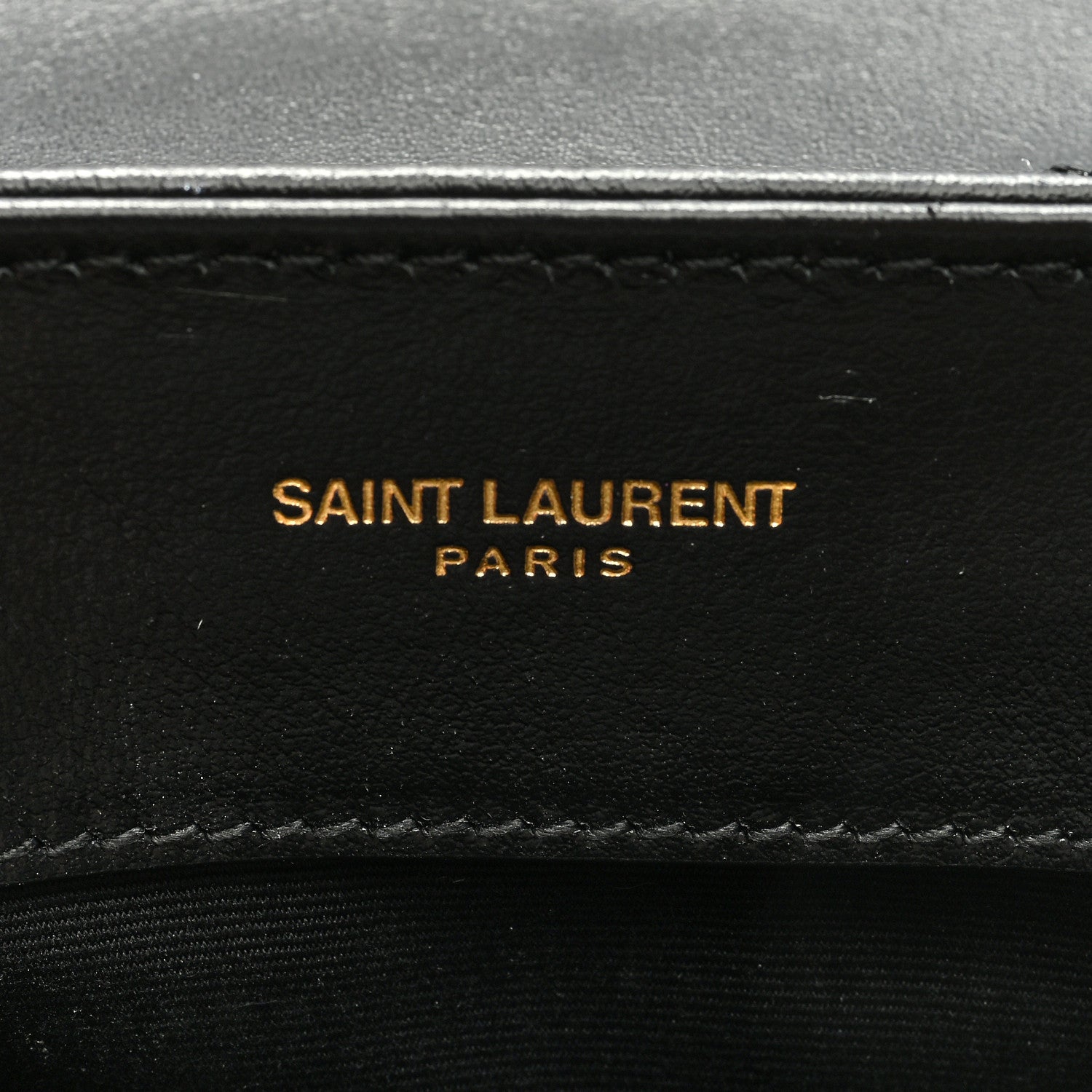 Saint Laurent Calfskin Y Quilted Monogram Small Loulou Chain Satchel Black 5 of 7