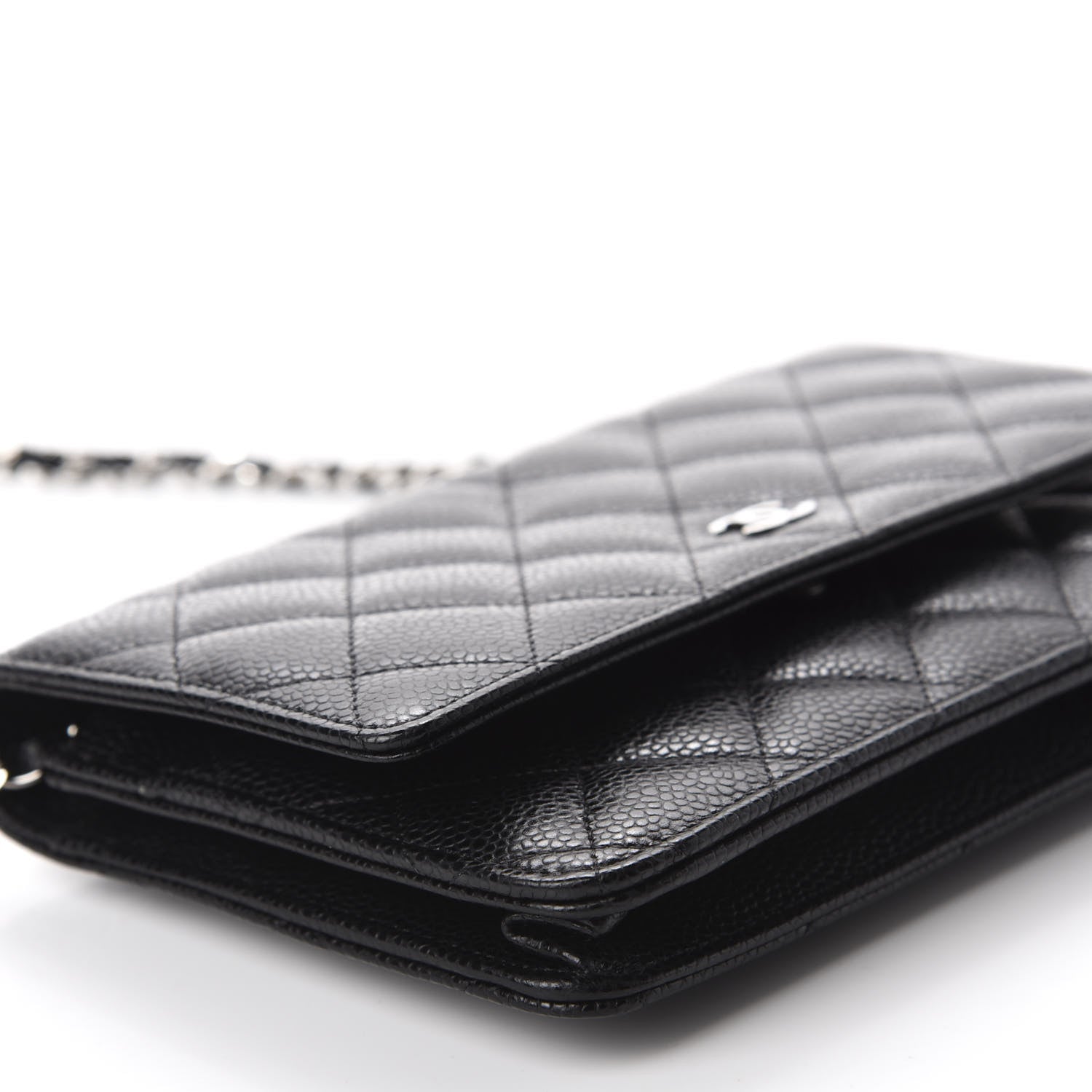 Chanel Caviar Quilted Wallet On Chain WOC Black 6 of 12