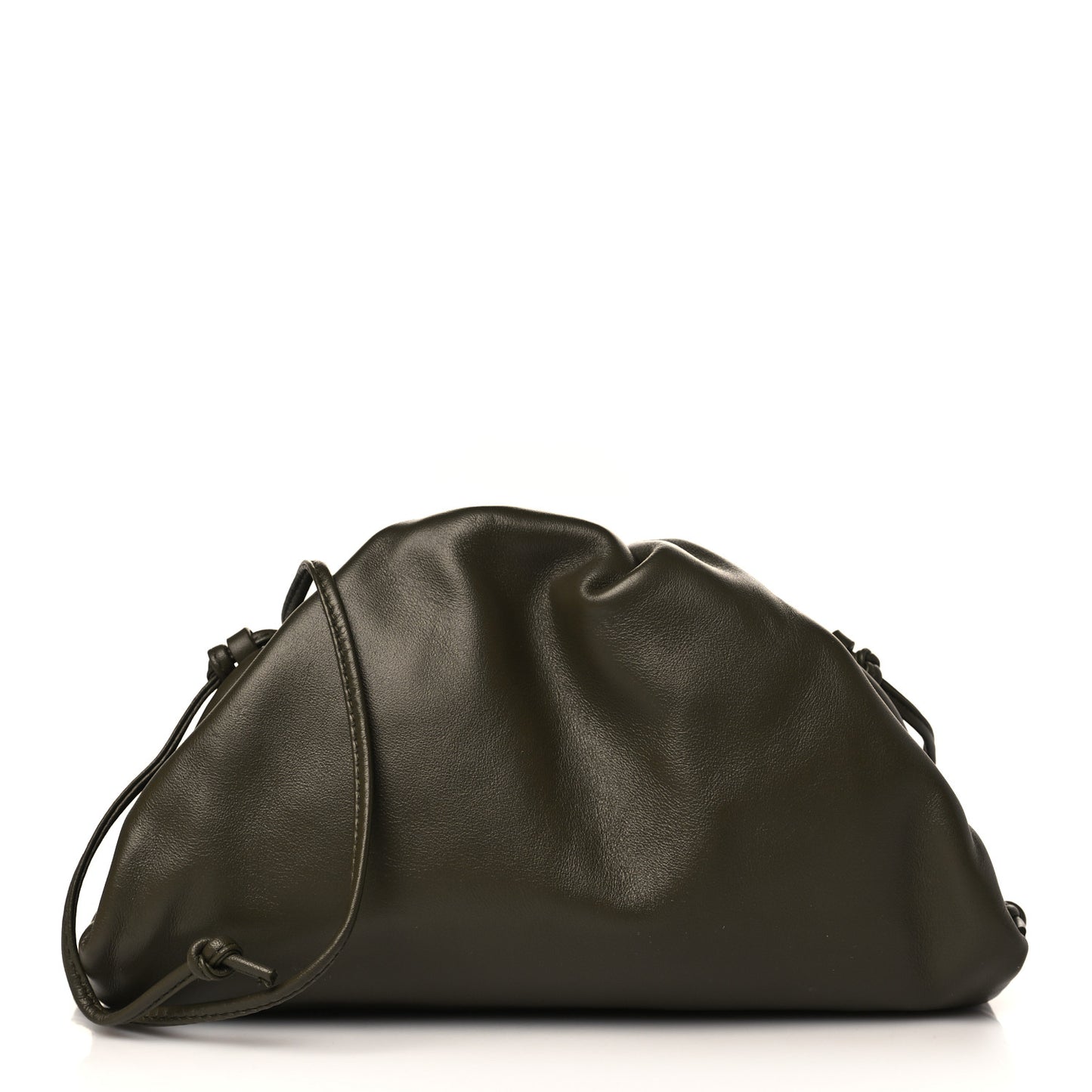 Butter Calfskin The Mini Pouch Kaki Fondente