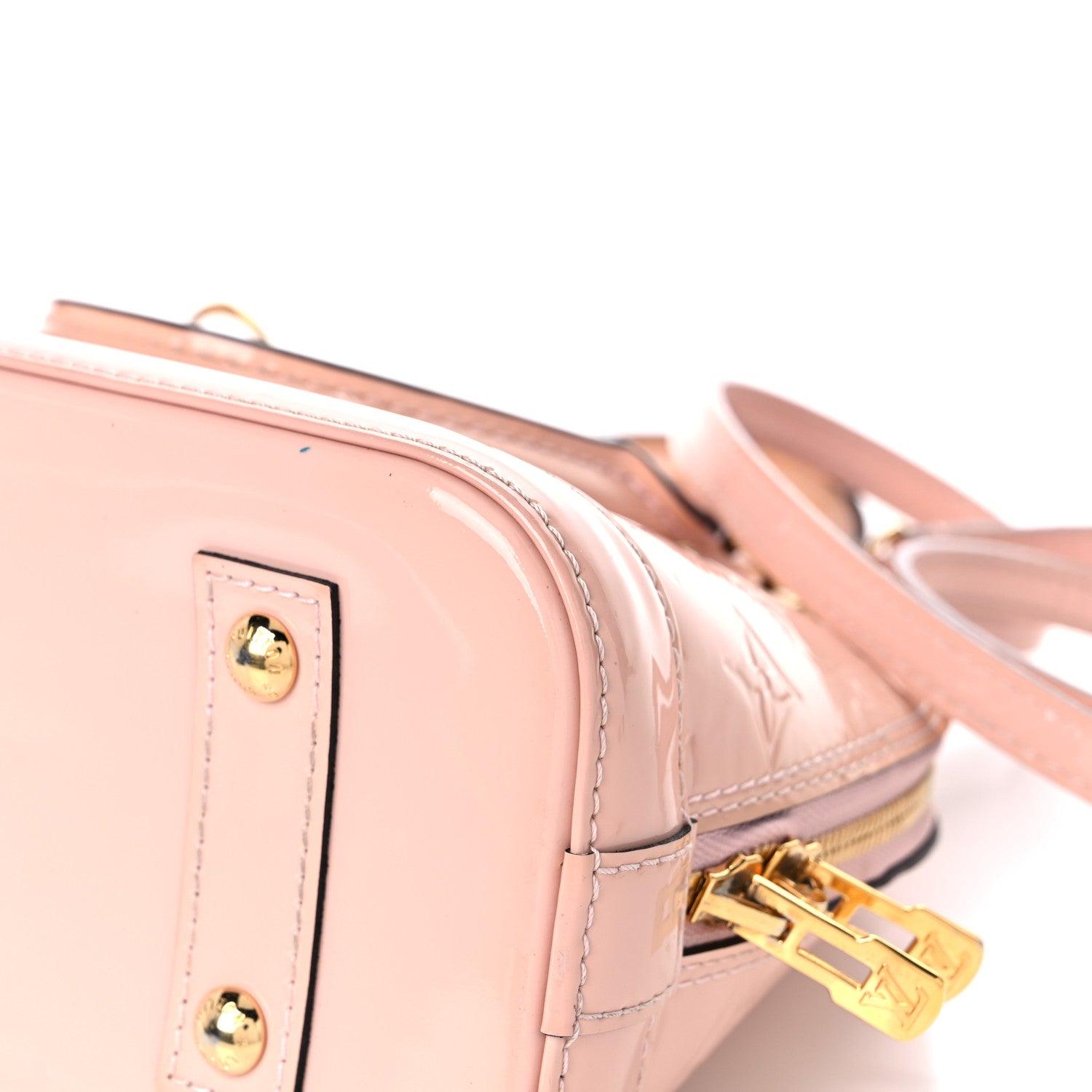 Louis Vuitton Vernis Alma BB Rose Ballerine 11 of 20