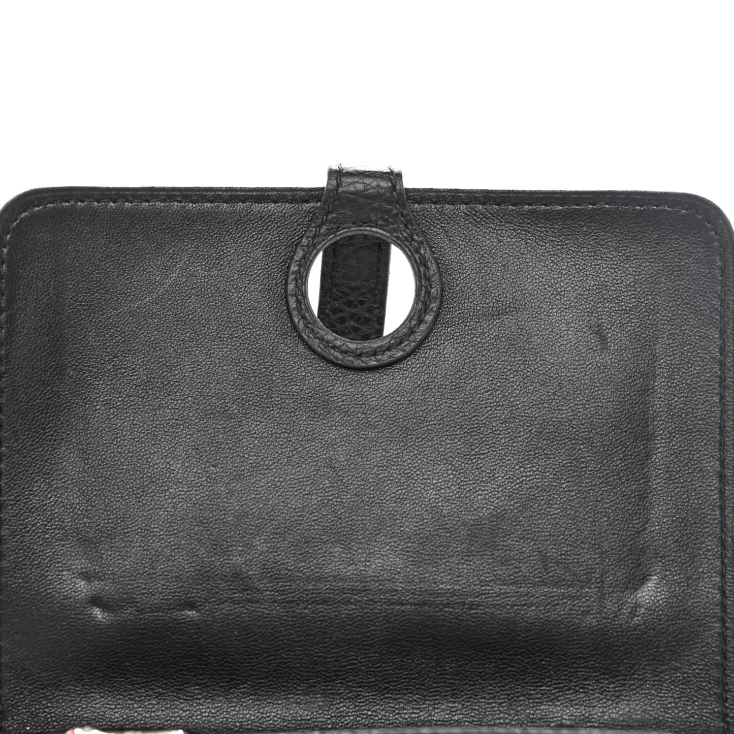 Togo Dogon Compact Wallet Black