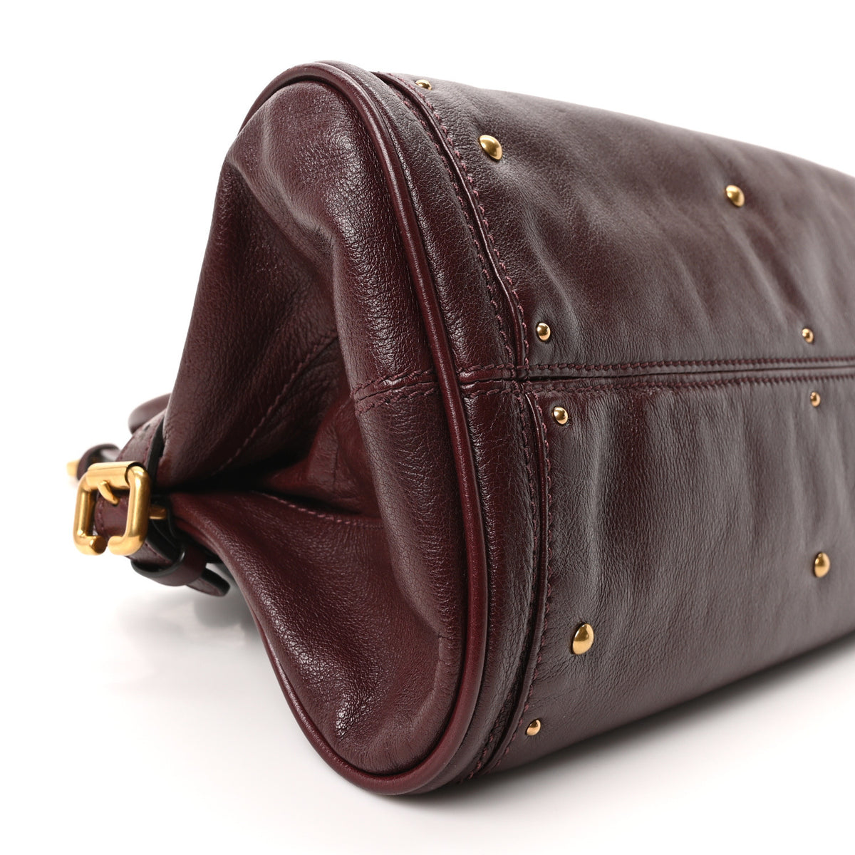 Chloe Grained Buffalo Paddington Satchel Crafty Brown 9 of 10