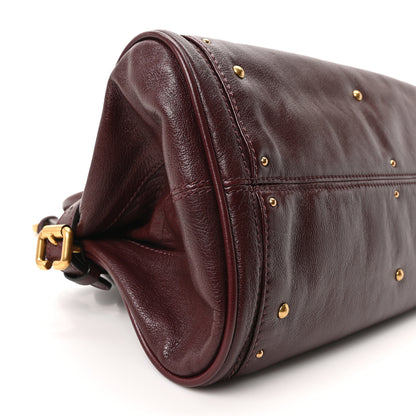 Chloe Grained Buffalo Paddington Satchel Crafty Brown 9 of 10