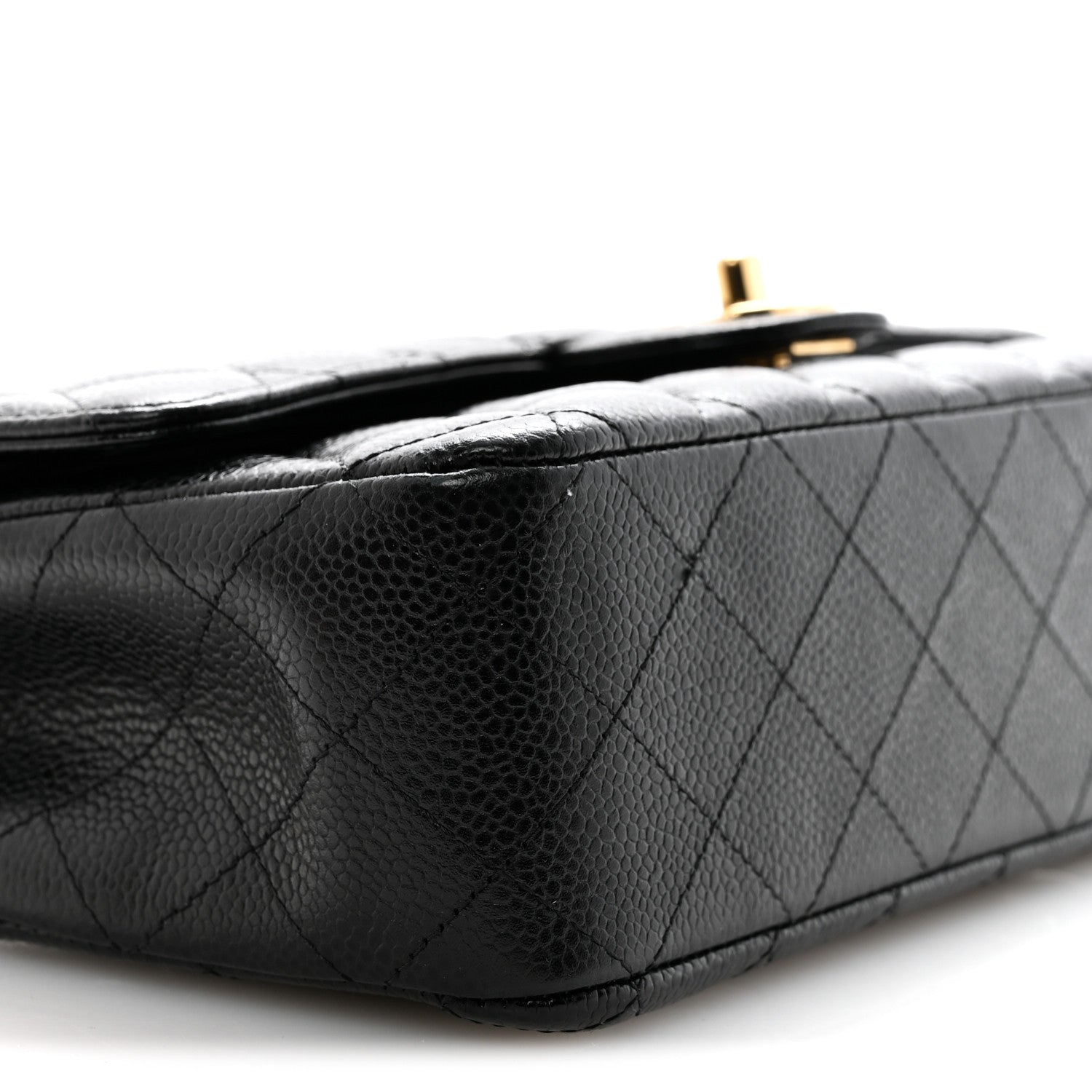 Chanel Caviar Quilted Medium Double Flap Black 9 of 13