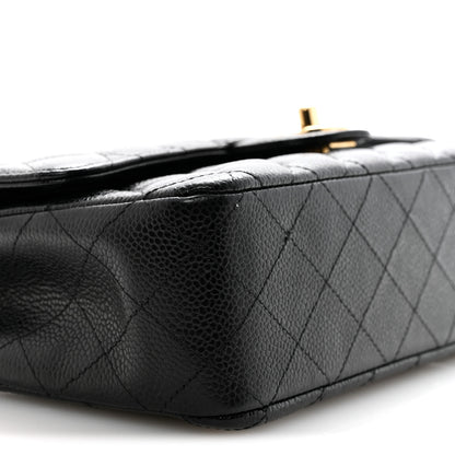 Chanel Caviar Quilted Medium Double Flap Black 9 of 13